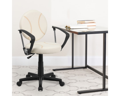 BLNK Jonathan Baseball Swivel Task Office Chair