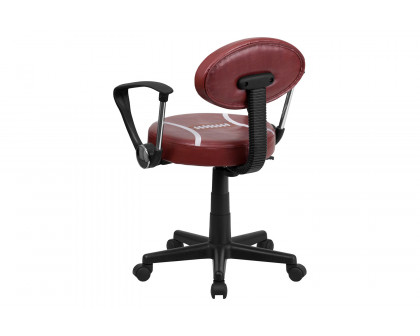 BLNK Preston Football Swivel Task Office Chair - with Arms