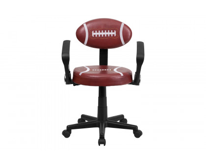 BLNK Preston Football Swivel Task Office Chair - with Arms