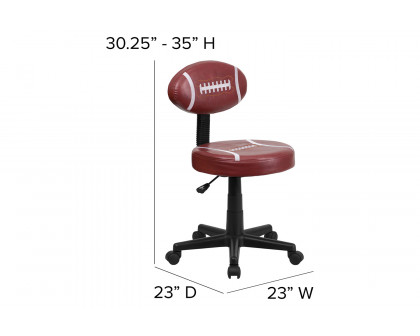 BLNK Preston Football Swivel Task Office Chair