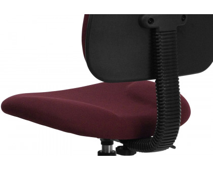 BLNK Bruce Fabric Drafting Chair - Burgundy