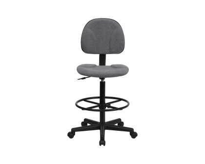 BLNK Bruce Fabric Drafting Chair - Gray