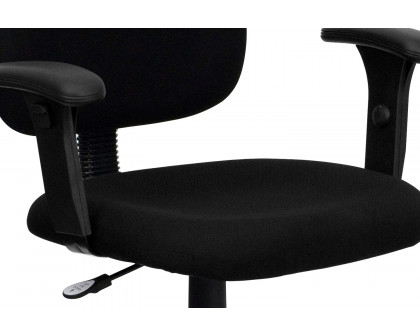 BLNK Wayne Fabric Mid-Back Swivel Task Office Chair - with Adjustable Arms