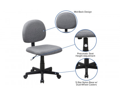 BLNK - Fabric Mid-Back Swivel Task Office Chair