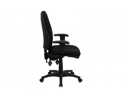 BLNK - Rochelle Fabric High-Back Executive Swivel Ergonomic Office Chair with Adjustable Arms