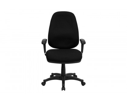 BLNK - Rochelle Fabric High-Back Executive Swivel Ergonomic Office Chair with Adjustable Arms