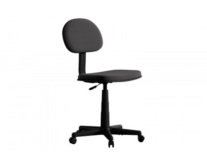 BLNK Harry Low-Back Adjustable Student Swivel Task Office Chair with Padded Mesh Seat and Back - Black