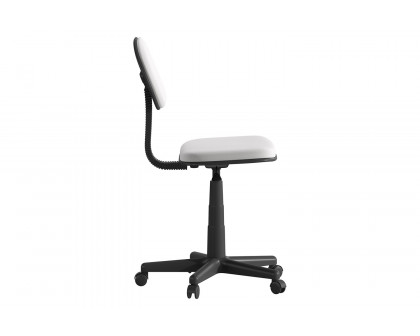 BLNK Harry Low-Back Adjustable Student Swivel Task Office Chair with Padded Mesh Seat and Back - Gray