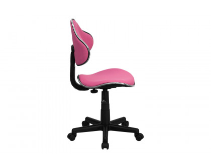 BLNK Whitney Fabric Whitney Swivel Ergonomic Task Office Chair - Pink