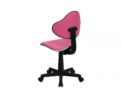 BLNK Whitney Fabric Whitney Swivel Ergonomic Task Office Chair - Pink