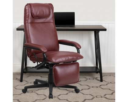 BLNK Robert LeatherSoft High-Back Executive Reclining Ergonomic Swivel Office Chair with Arms