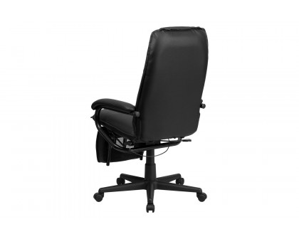 BLNK Robert LeatherSoft High-Back Executive Reclining Ergonomic Swivel Office Chair with Arms - Black