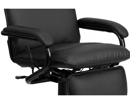 BLNK Robert LeatherSoft High-Back Executive Reclining Ergonomic Swivel Office Chair with Arms - Black