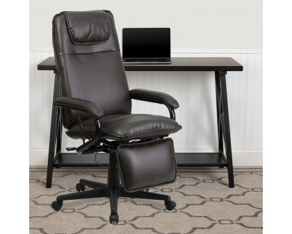 BLNK Robert LeatherSoft High-Back Executive Reclining Ergonomic Swivel Office Chair with Arms