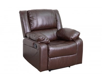 BLNK Harmony Series LeatherSoft Recliner - Brown