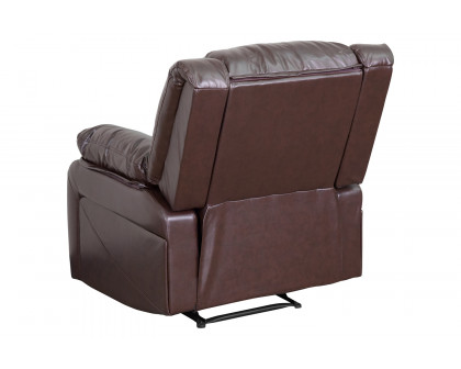 BLNK Harmony Series LeatherSoft Recliner - Brown