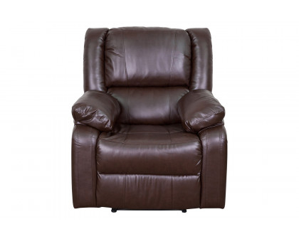 BLNK Harmony Series LeatherSoft Recliner - Brown