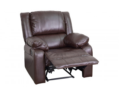 BLNK Harmony Series LeatherSoft Recliner - Brown