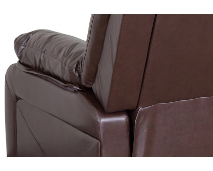 BLNK Harmony Series LeatherSoft Recliner - Brown