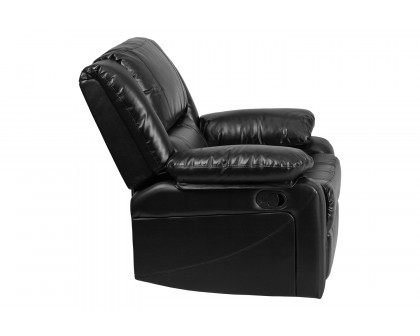 BLNK Harmony Series LeatherSoft Recliner - Black