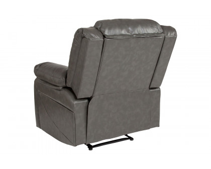 BLNK Harmony Series LeatherSoft Recliner - Gray