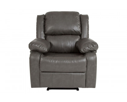 BLNK Harmony Series LeatherSoft Recliner - Gray