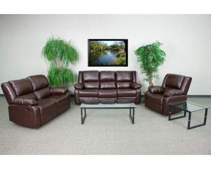 BLNK Harmony Series LeatherSoft Reclining Sofa Set