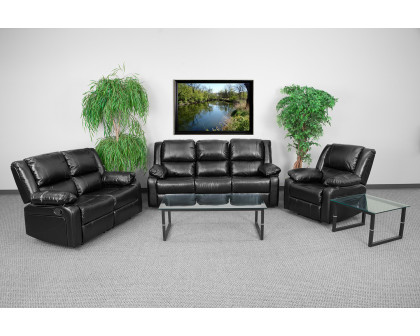 BLNK Harmony Series LeatherSoft Reclining Sofa Set