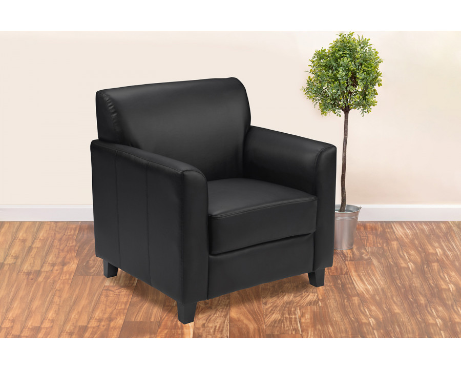 BLNK HERCULES Diplomat Series LeatherSoft Chair - Black