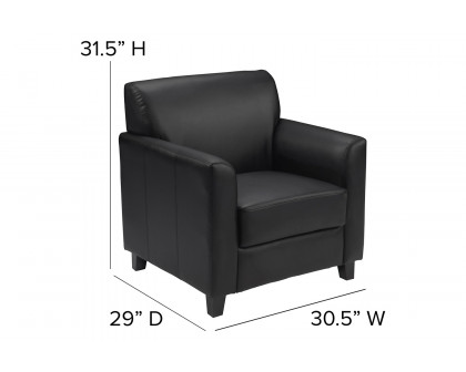 BLNK HERCULES Diplomat Series LeatherSoft Chair - Black