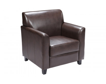 BLNK HERCULES Diplomat Series LeatherSoft Chair - Brown