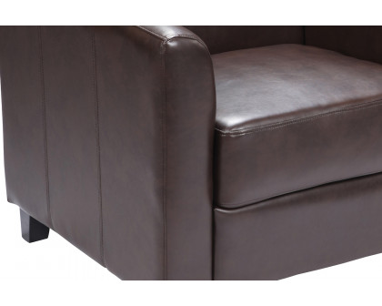 BLNK HERCULES Diplomat Series LeatherSoft Chair - Brown