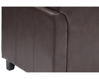 BLNK HERCULES Diplomat Series LeatherSoft Chair - Brown