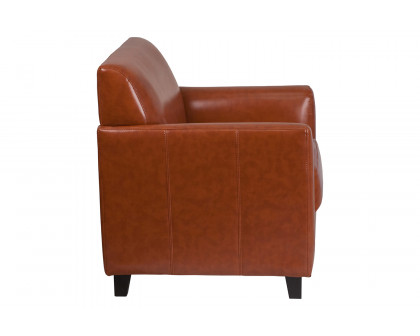 BLNK HERCULES Diplomat Series LeatherSoft Chair - Cognac