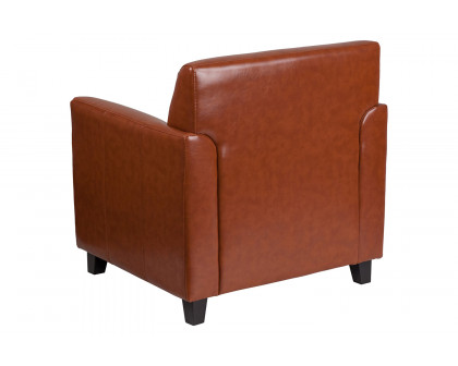 BLNK HERCULES Diplomat Series LeatherSoft Chair - Cognac