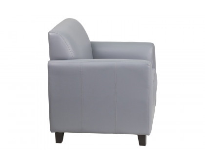 BLNK HERCULES Diplomat Series LeatherSoft Chair - Gray