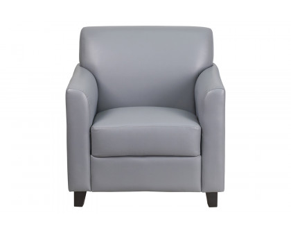 BLNK HERCULES Diplomat Series LeatherSoft Chair - Gray