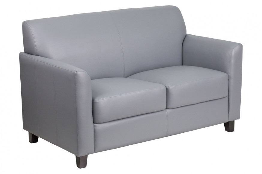 BLNK™ HERCULES Diplomat Series LeatherSoft Loveseat - Gray