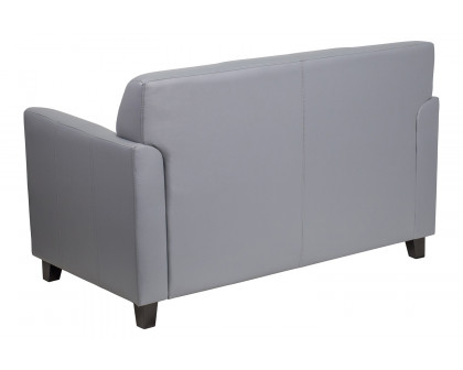 BLNK™ HERCULES Diplomat Series LeatherSoft Loveseat - Gray