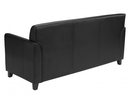 BLNK™ HERCULES Diplomat Series LeatherSoft Sofa - Black