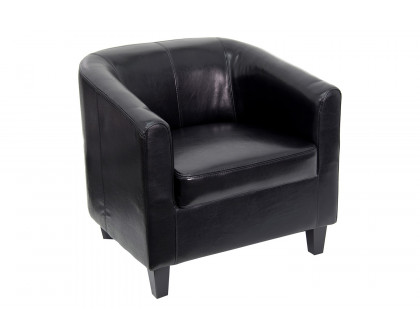 BLNK Katie LeatherSoft Lounge Chair - Black