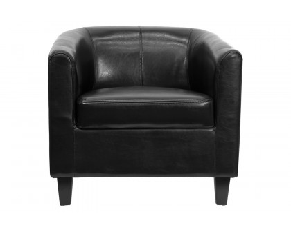 BLNK Katie LeatherSoft Lounge Chair - Black