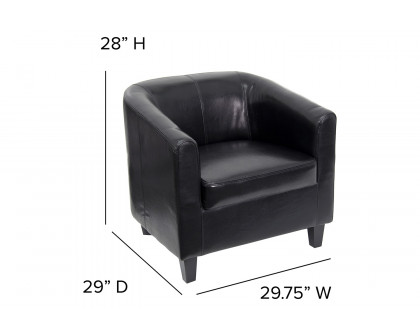 BLNK Katie LeatherSoft Lounge Chair - Black