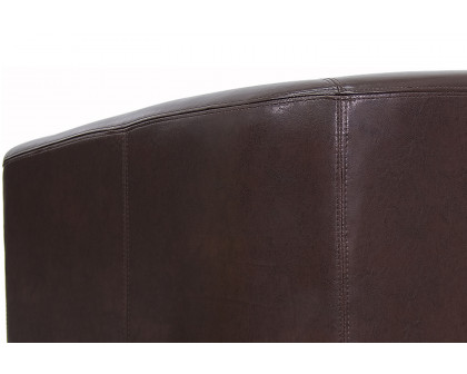 BLNK Katie LeatherSoft Lounge Chair - Brown