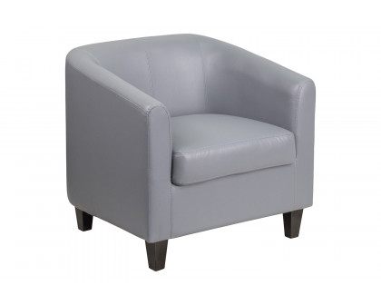 BLNK Katie LeatherSoft Lounge Chair - Gray