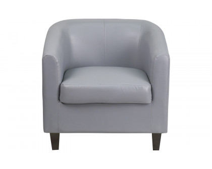 BLNK Katie LeatherSoft Lounge Chair - Gray