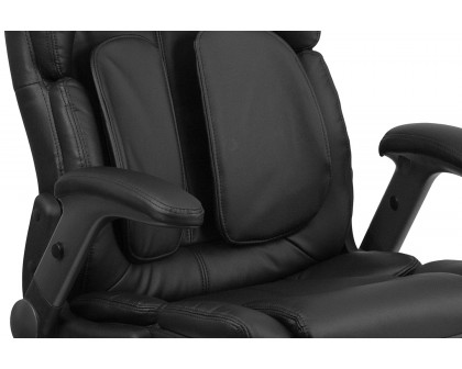 BLNK - Hansel LeatherSoft High-Back Extreme Comfort High-Back Executive Swivel Ergonomic Office Chair with Flip-Up Arms