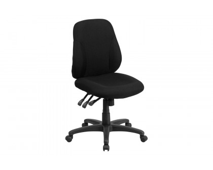 BLNK - Wade Fabric Mid-Back Multifunction Swivel Ergonomic Task Office Chair