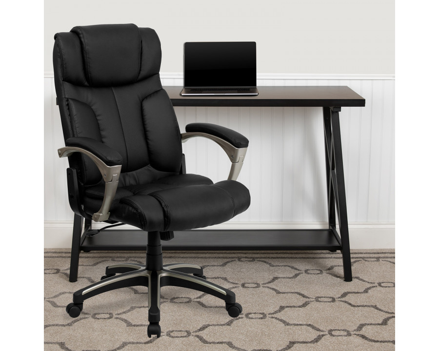 BLNK - Hansel LeatherSoft High-Back Folding Executive Swivel Office Chair with Arms