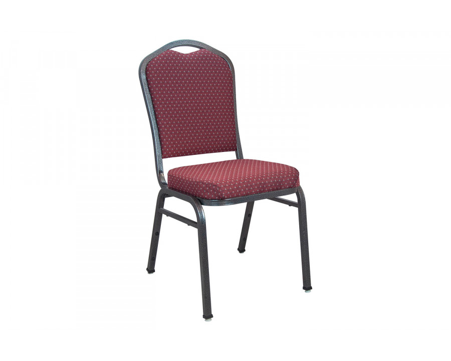 BLNK - Advantage Premium Crown Back Banquet Chair with Silver Vein